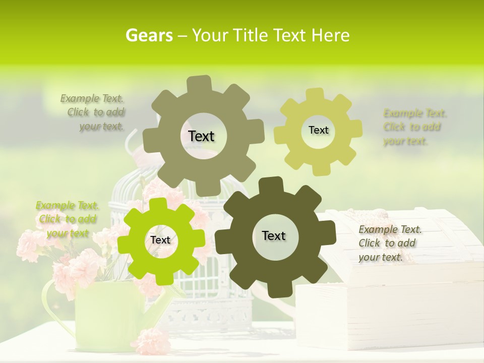 Picnic Fresh Plant PowerPoint Template