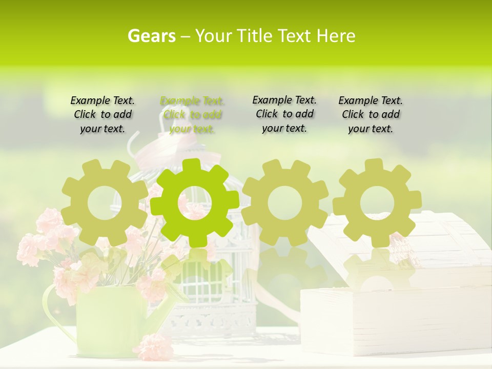 Picnic Fresh Plant PowerPoint Template