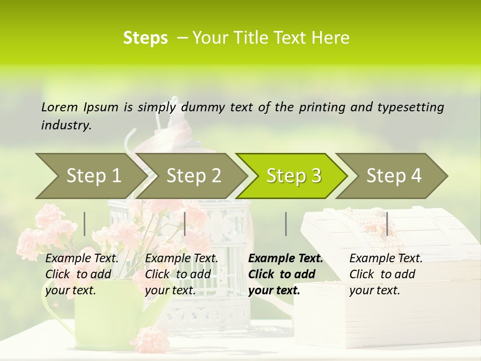 Picnic Fresh Plant PowerPoint Template