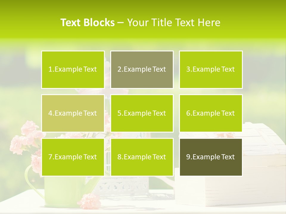 Picnic Fresh Plant PowerPoint Template
