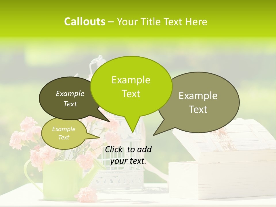 Picnic Fresh Plant PowerPoint Template