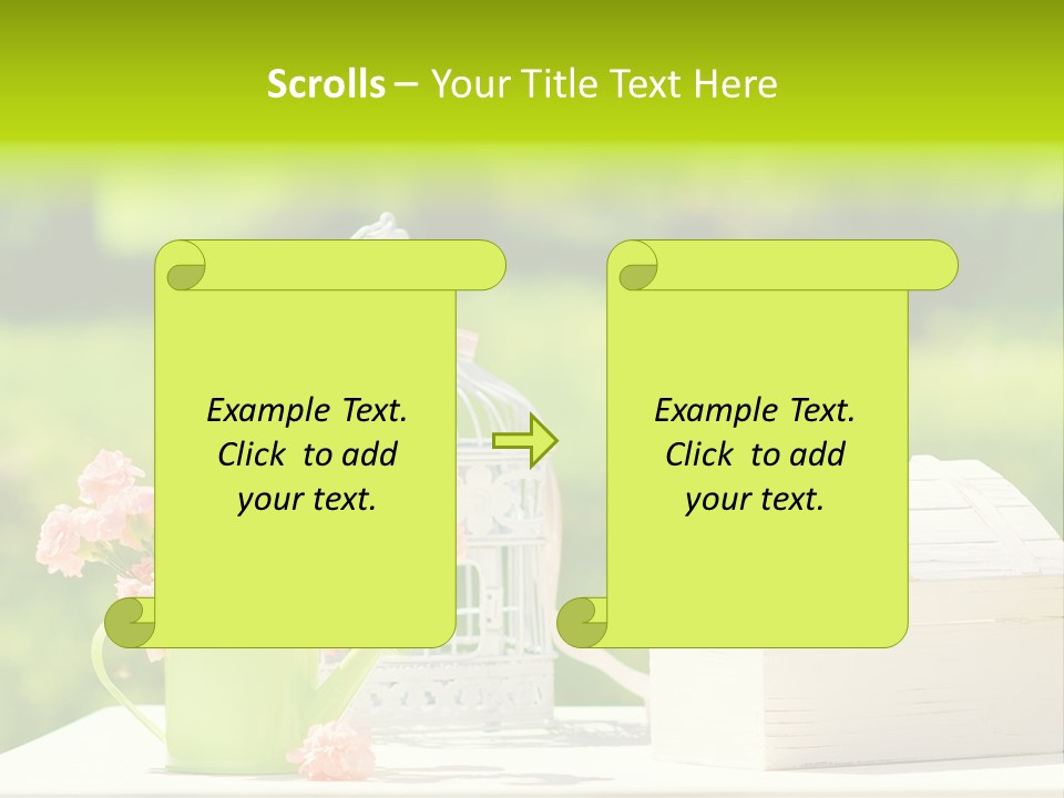 Picnic Fresh Plant PowerPoint Template