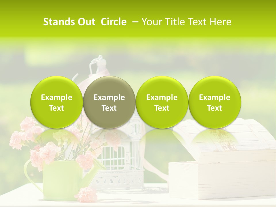 Picnic Fresh Plant PowerPoint Template