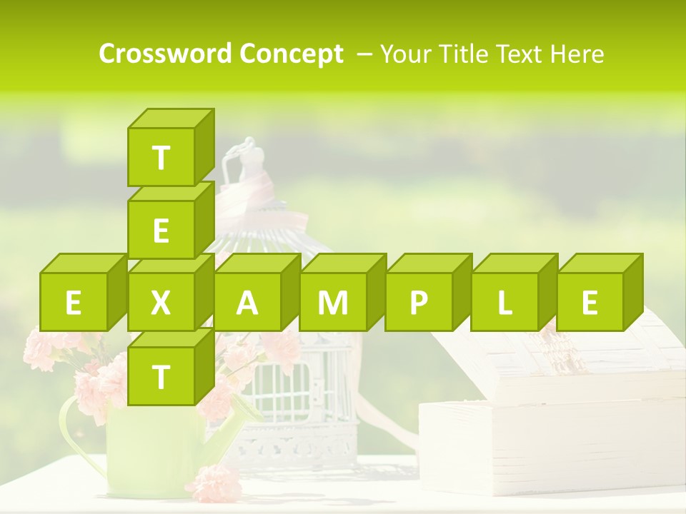 Picnic Fresh Plant PowerPoint Template