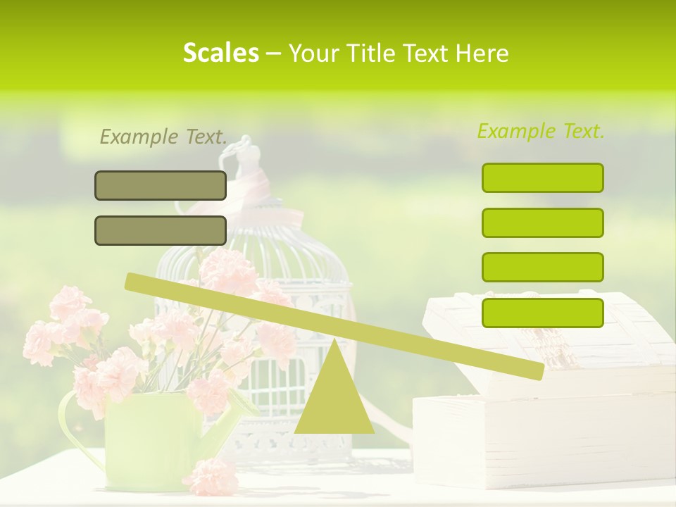 Picnic Fresh Plant PowerPoint Template