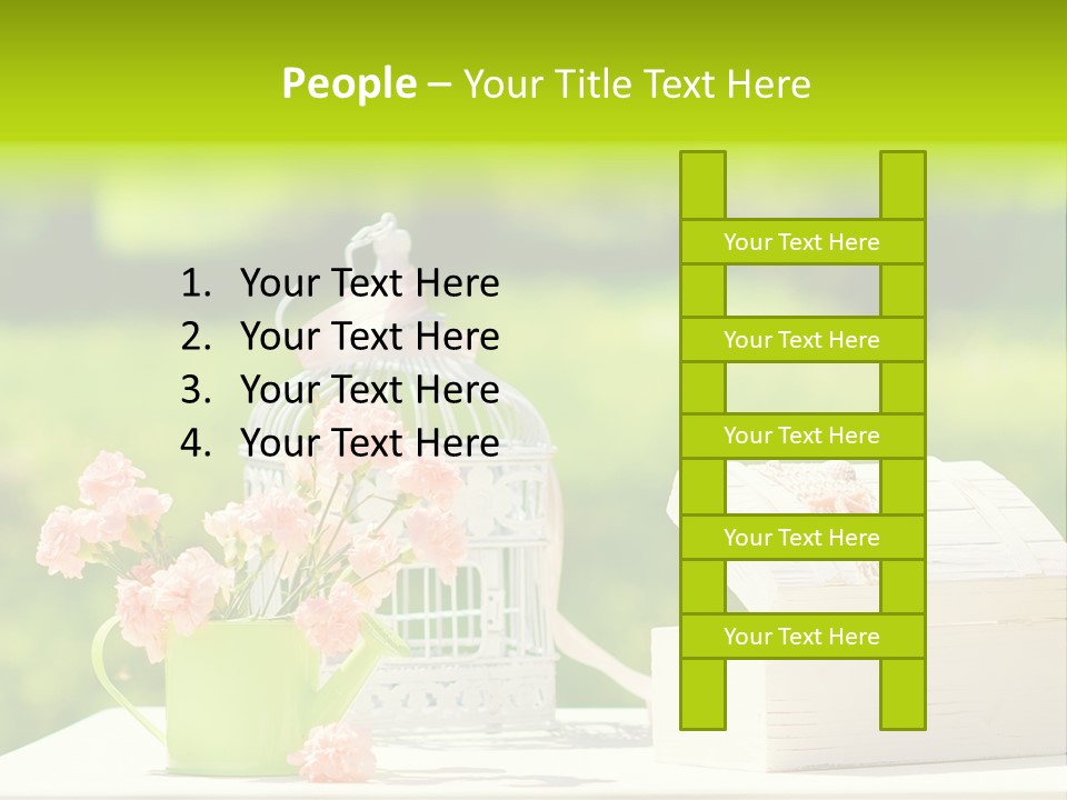 Picnic Fresh Plant PowerPoint Template