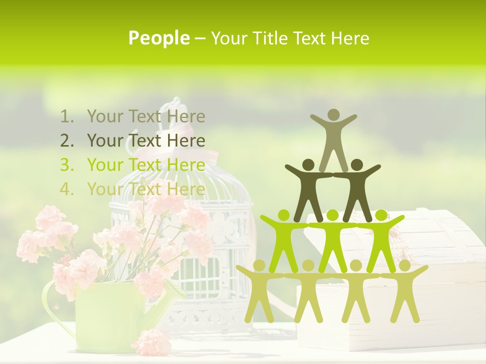 Picnic Fresh Plant PowerPoint Template