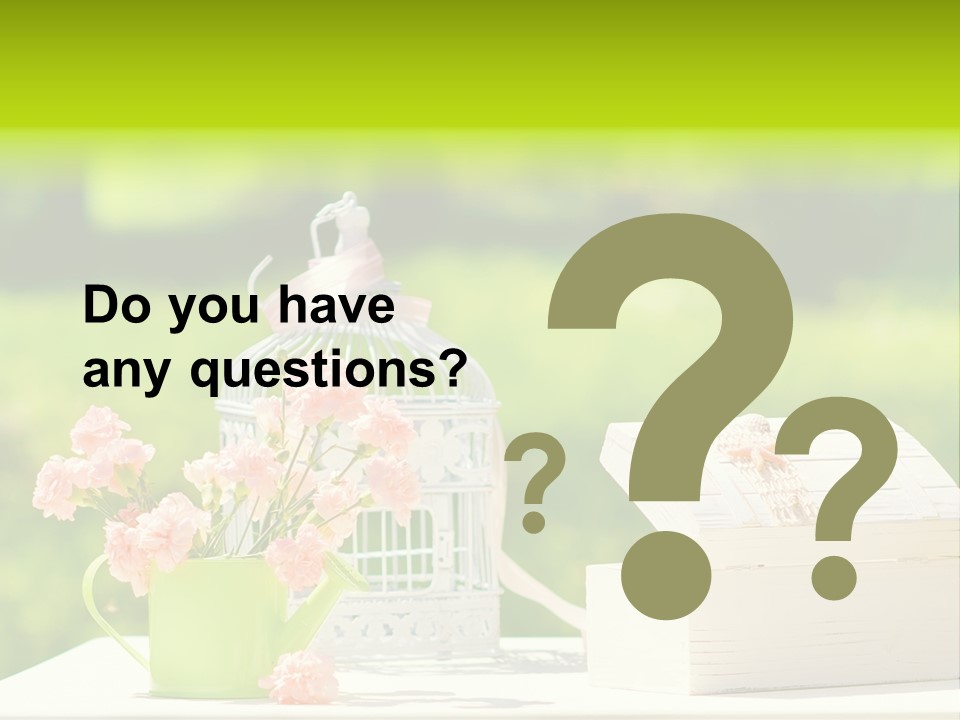 Picnic Fresh Plant PowerPoint Template