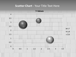 A Gray And White Background With Squares PowerPoint Template