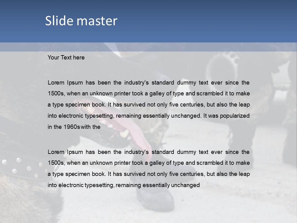 German Training Attack PowerPoint Template