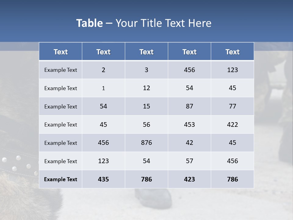 German Training Attack PowerPoint Template