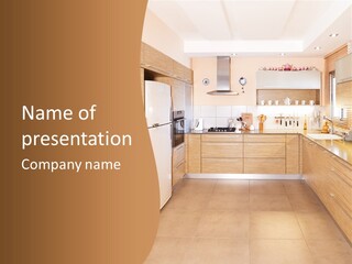 Household Lighting Cabinet PowerPoint Template