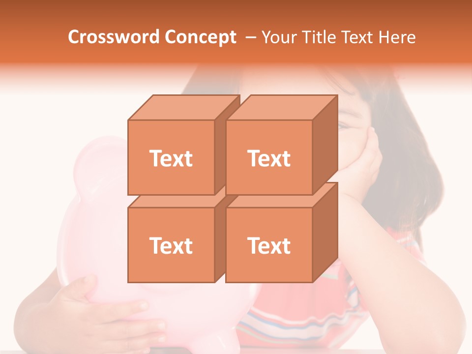 Person Happy Savings PowerPoint Template