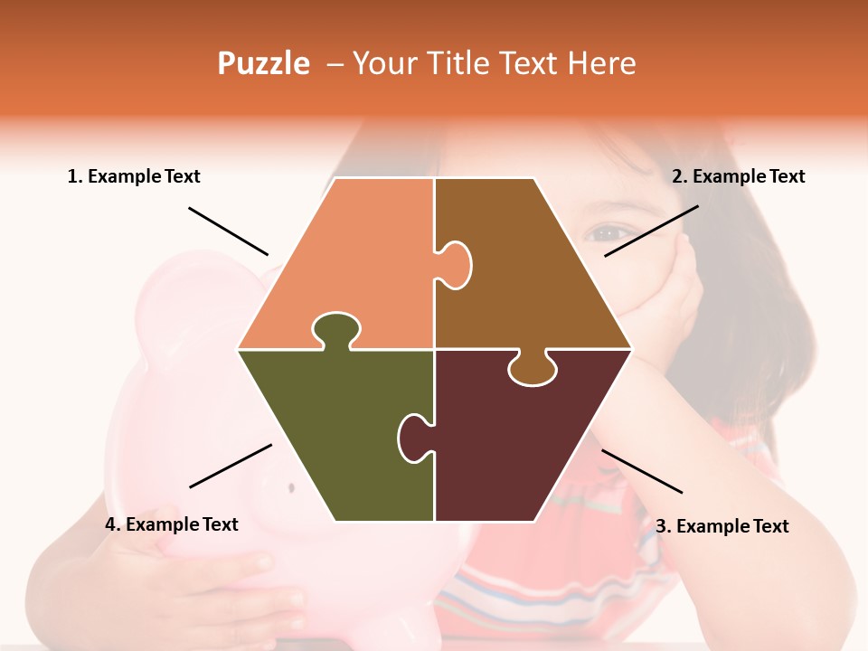 Person Happy Savings PowerPoint Template