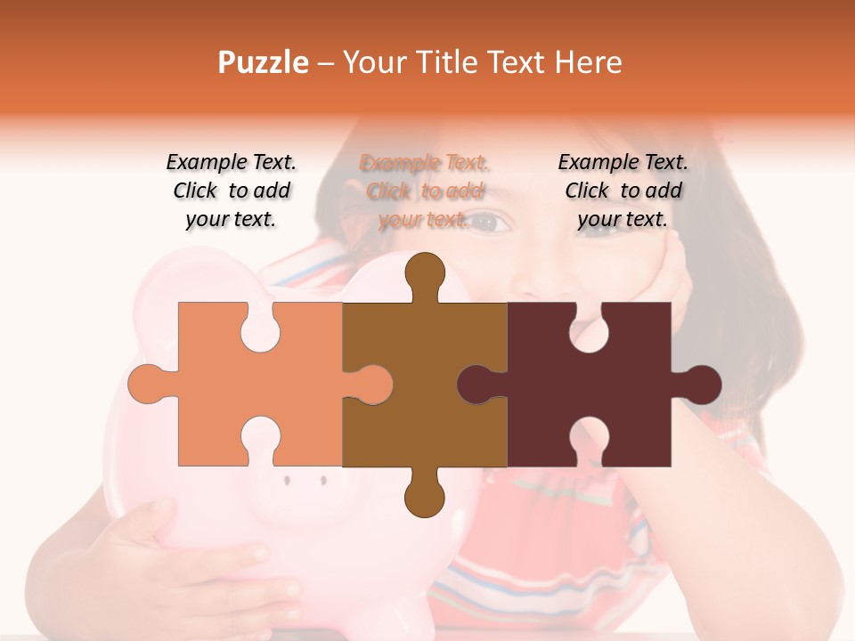 Person Happy Savings PowerPoint Template