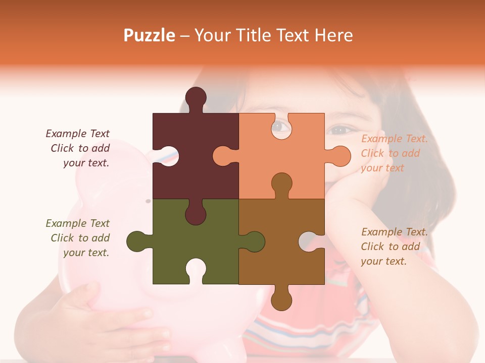 Person Happy Savings PowerPoint Template