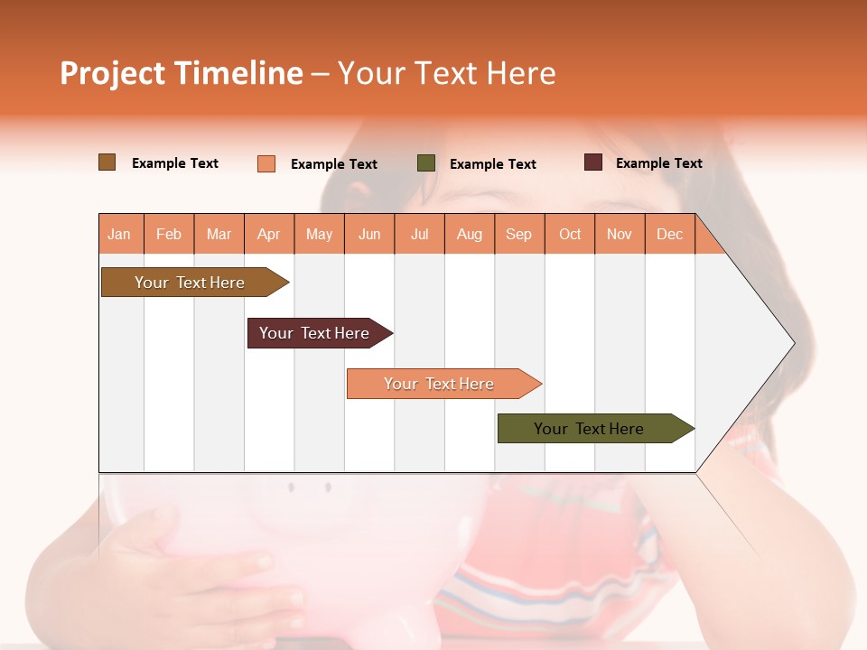 Person Happy Savings PowerPoint Template