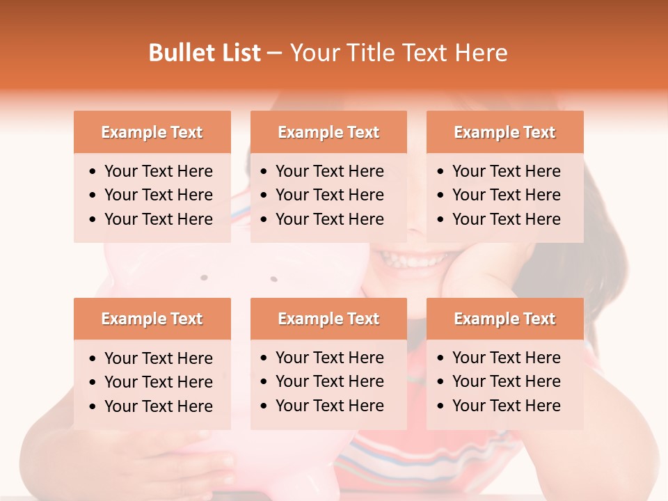 Person Happy Savings PowerPoint Template