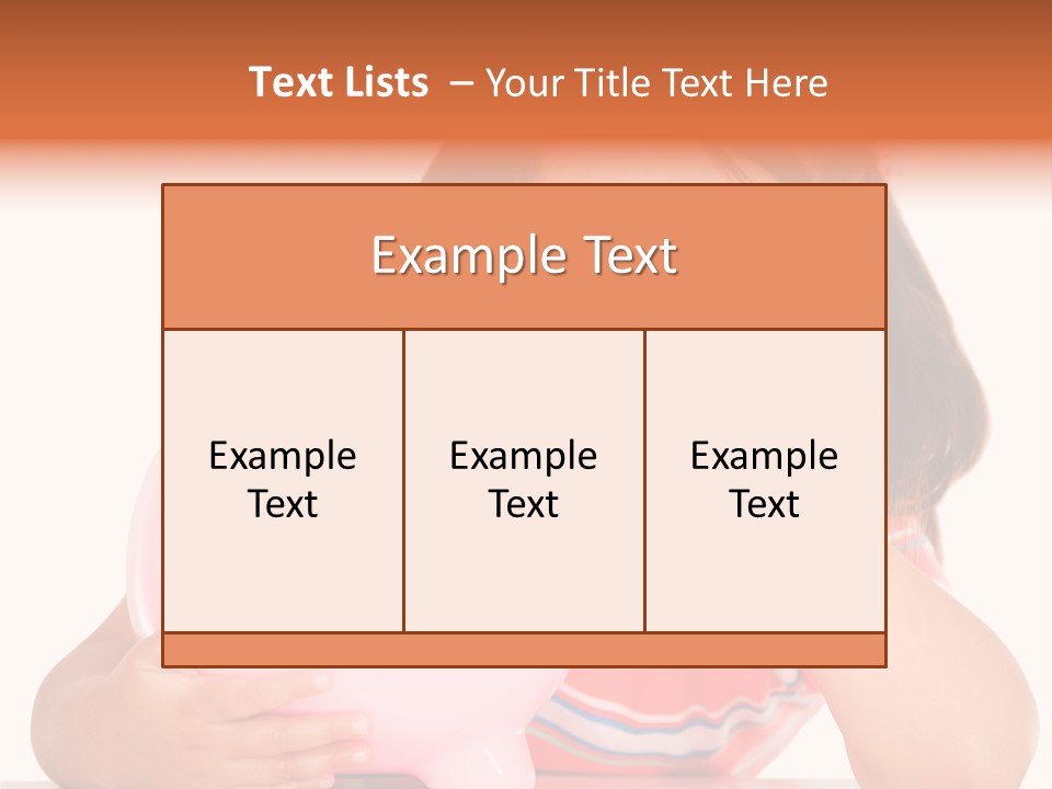 Person Happy Savings PowerPoint Template