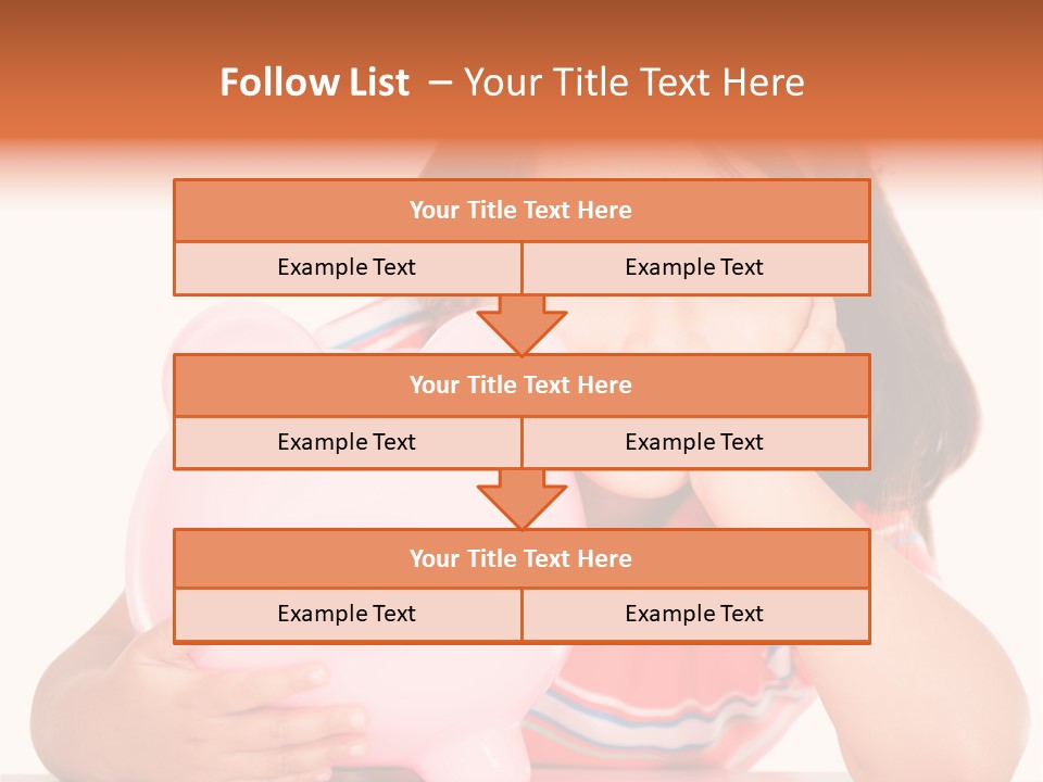 Person Happy Savings PowerPoint Template