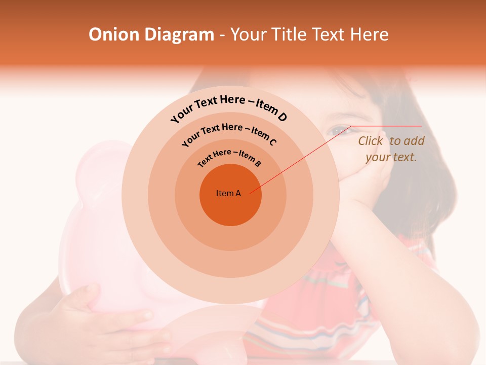 Person Happy Savings PowerPoint Template