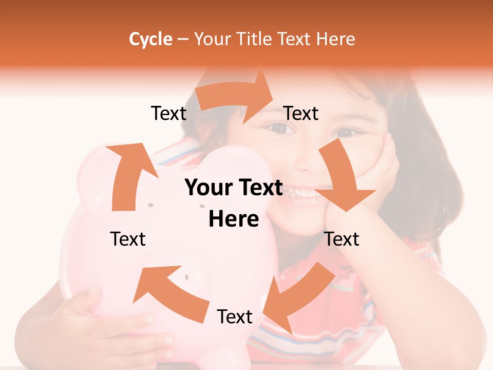 Person Happy Savings PowerPoint Template