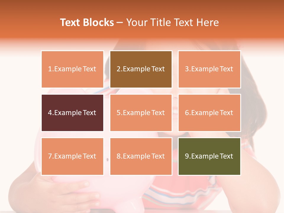 Person Happy Savings PowerPoint Template