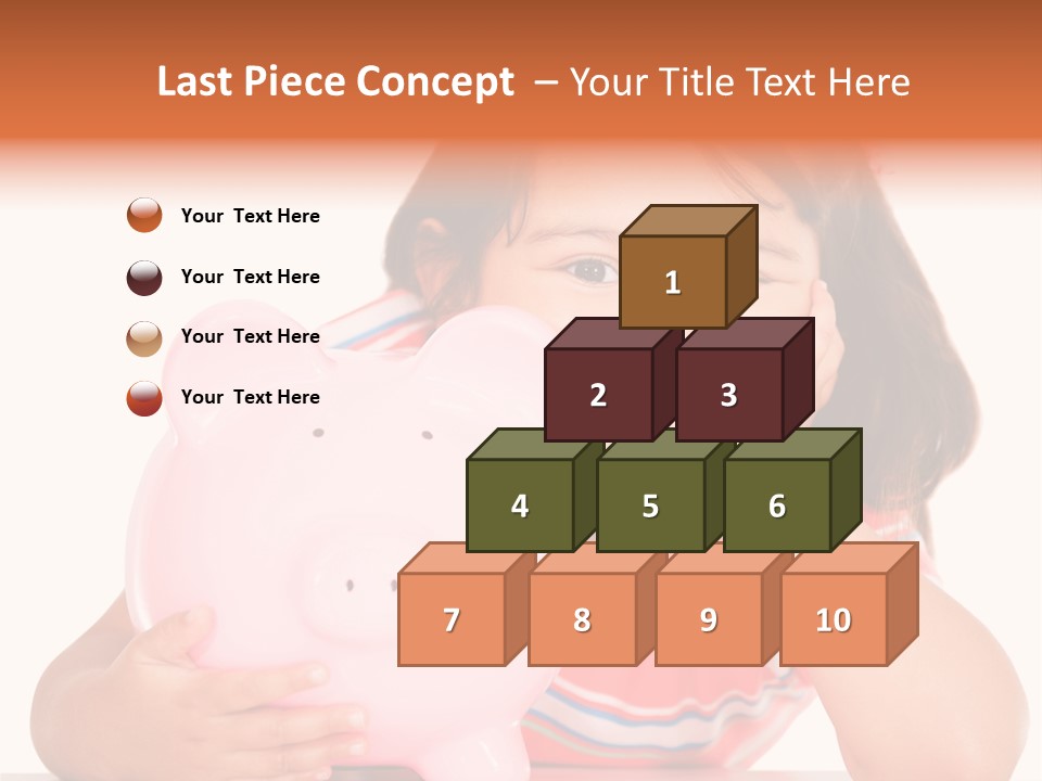 Person Happy Savings PowerPoint Template