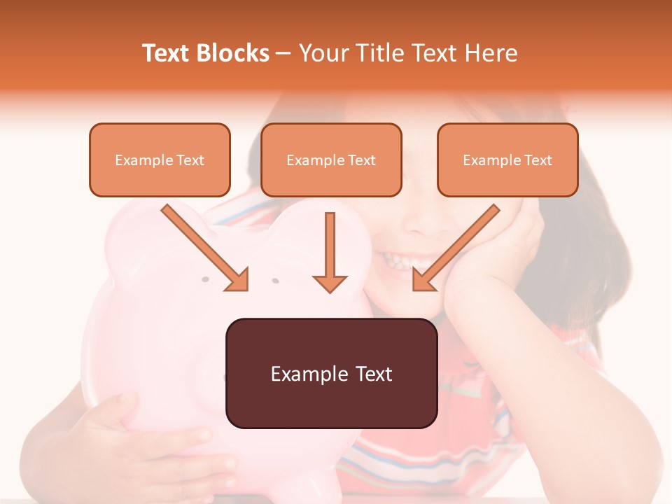Person Happy Savings PowerPoint Template