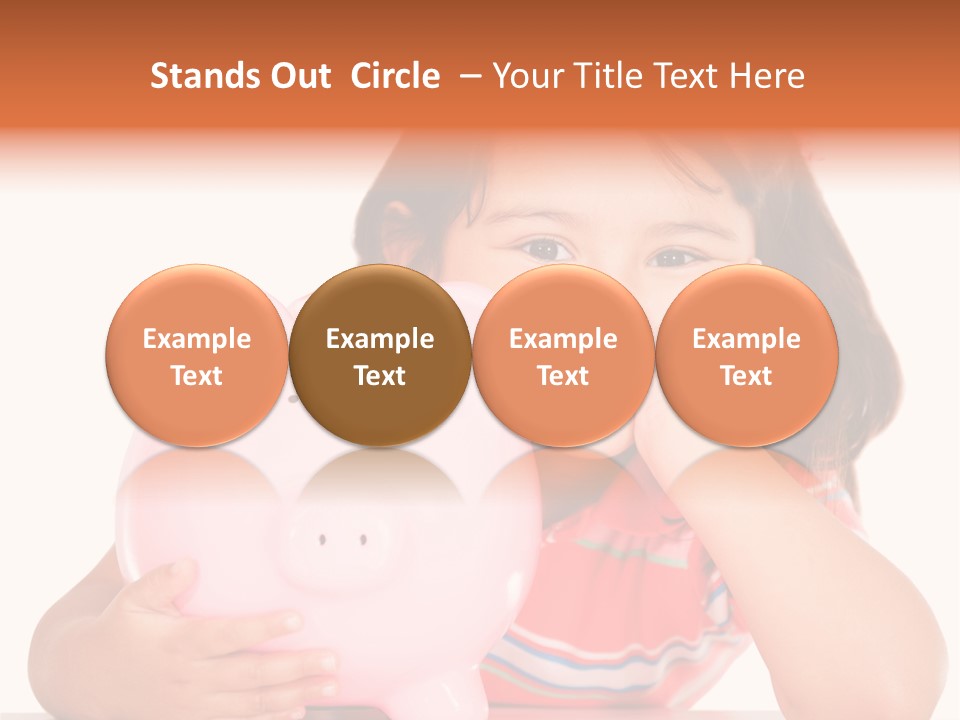 Person Happy Savings PowerPoint Template