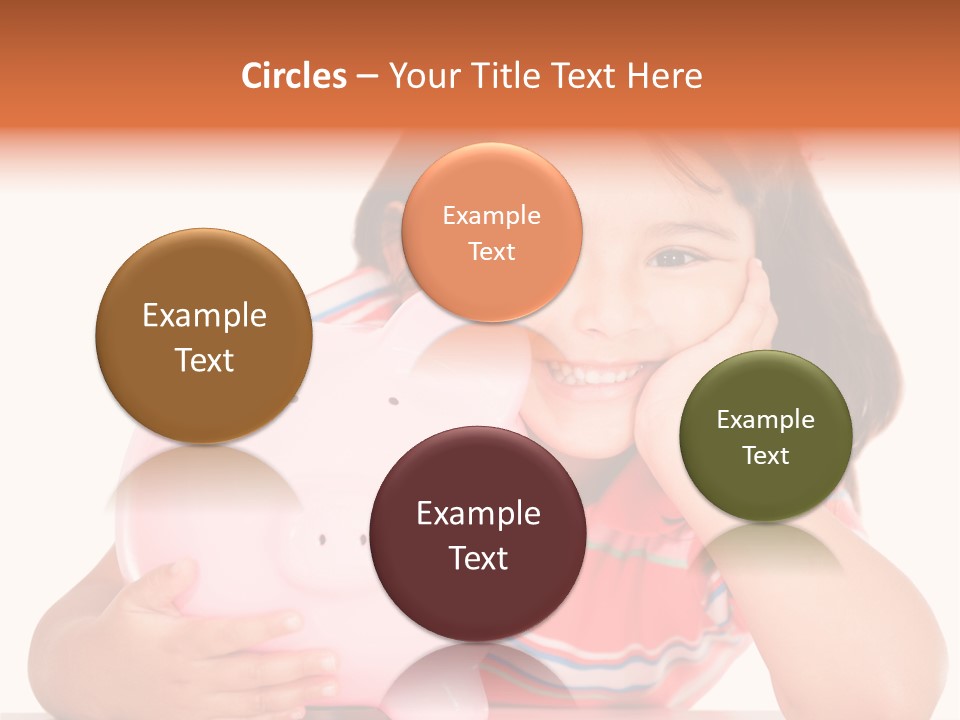 Person Happy Savings PowerPoint Template