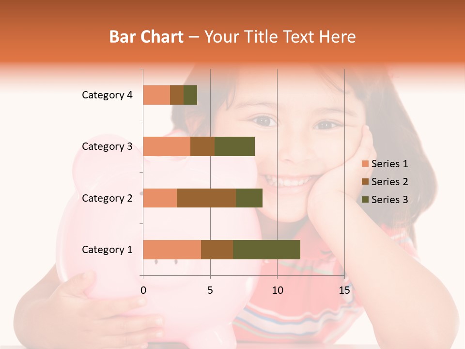 Person Happy Savings PowerPoint Template