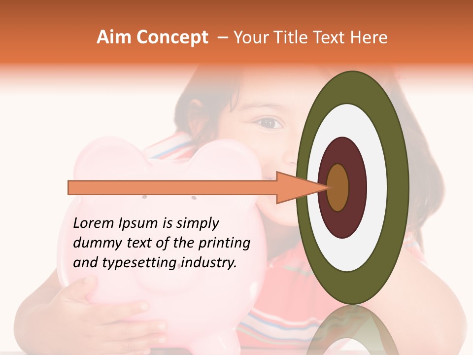 Person Happy Savings PowerPoint Template