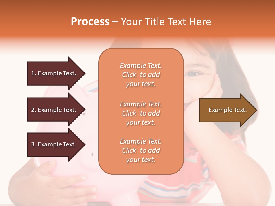 Person Happy Savings PowerPoint Template