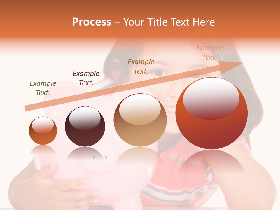 Person Happy Savings PowerPoint Template