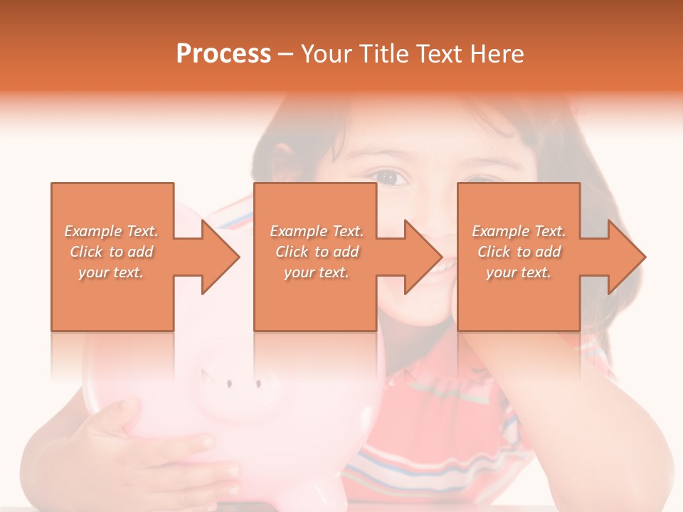 Person Happy Savings PowerPoint Template