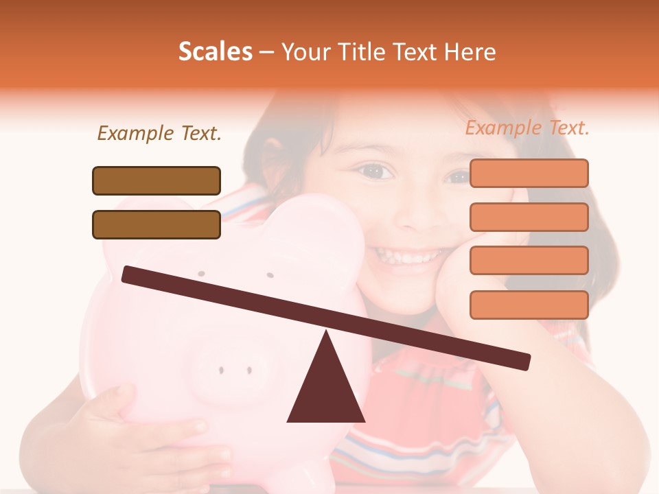 Person Happy Savings PowerPoint Template