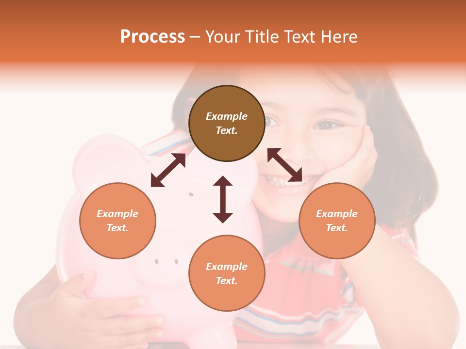 Person Happy Savings PowerPoint Template