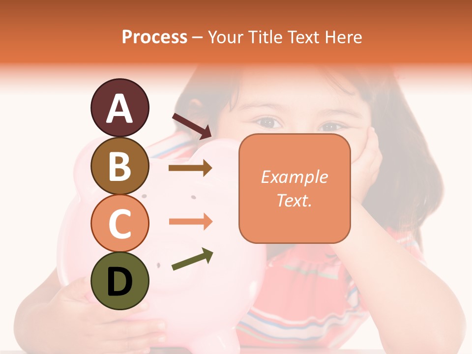 Person Happy Savings PowerPoint Template