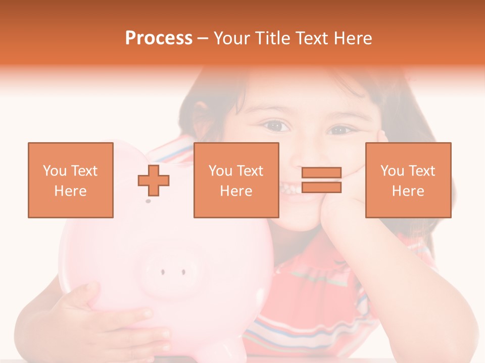 Person Happy Savings PowerPoint Template