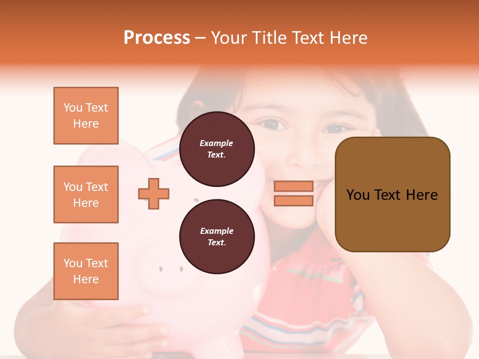 Person Happy Savings PowerPoint Template