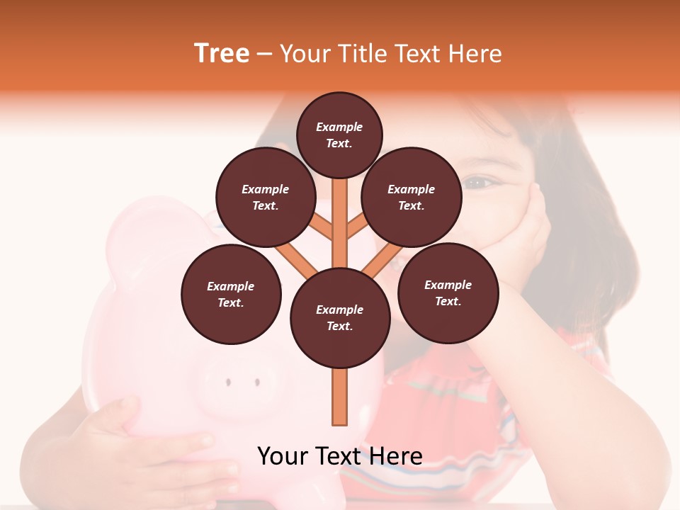 Person Happy Savings PowerPoint Template