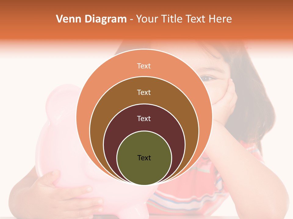 Person Happy Savings PowerPoint Template