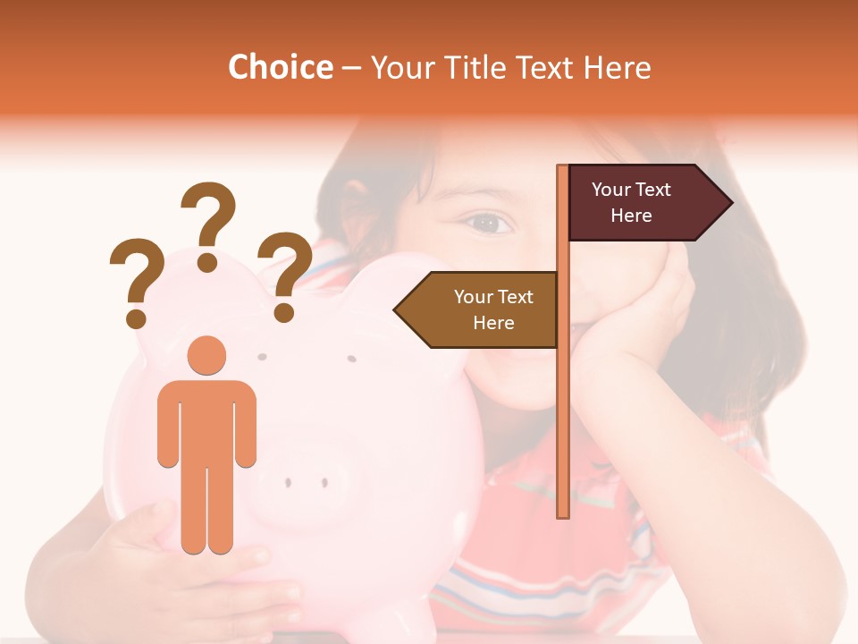 Person Happy Savings PowerPoint Template