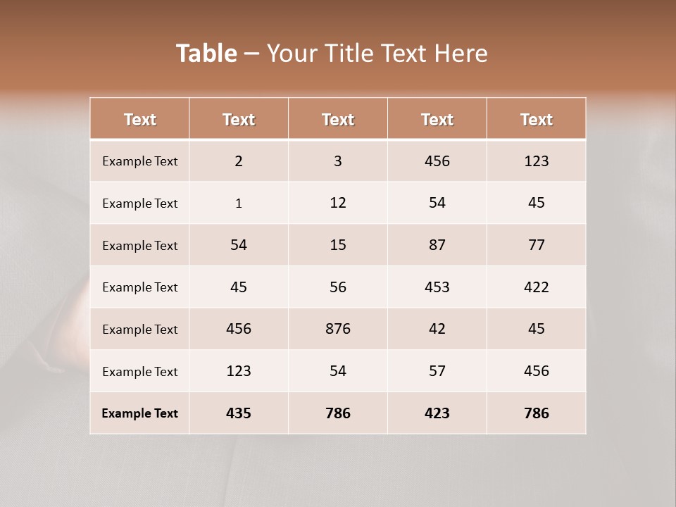 A Man In A Suit Holding His Hands Together PowerPoint Template