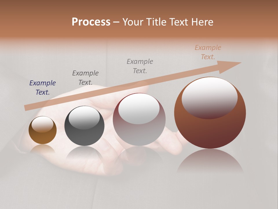 A Man In A Suit Holding His Hands Together PowerPoint Template