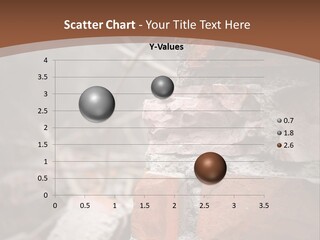 Stained Earthquake Rubble PowerPoint Template