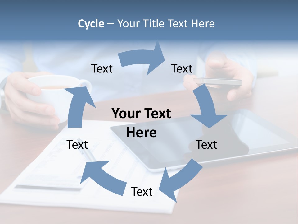 Touch Screen Desktop Media PowerPoint Template