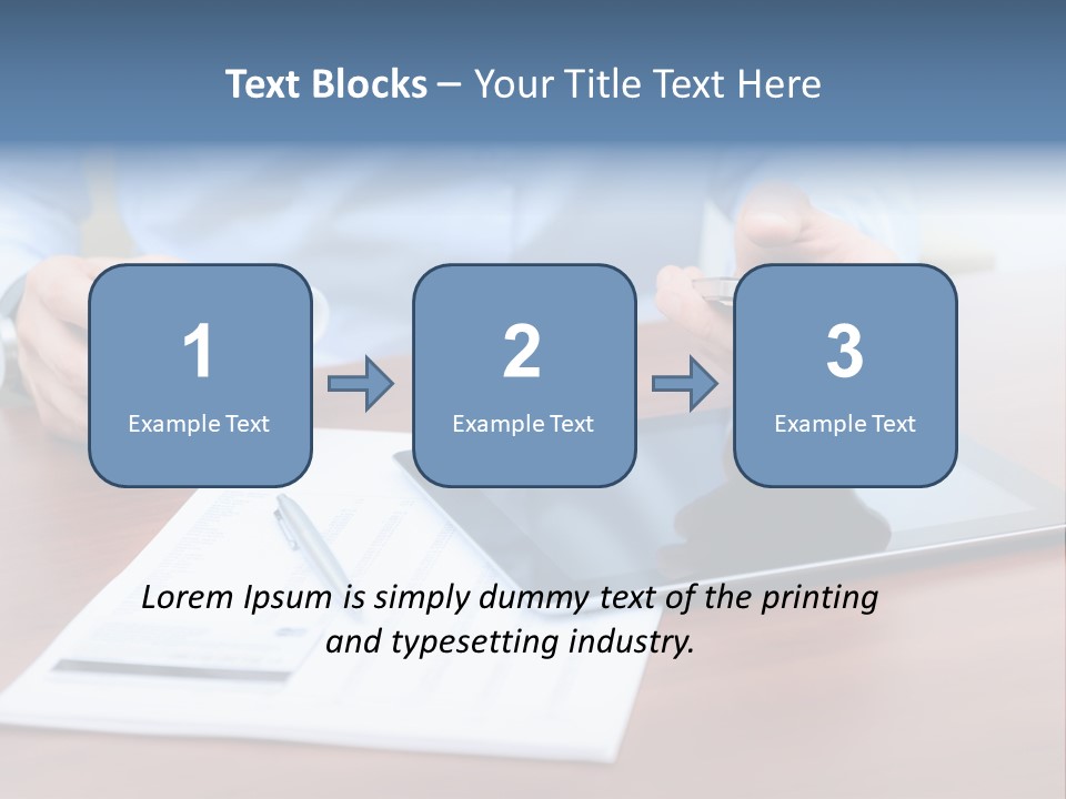 Touch Screen Desktop Media PowerPoint Template