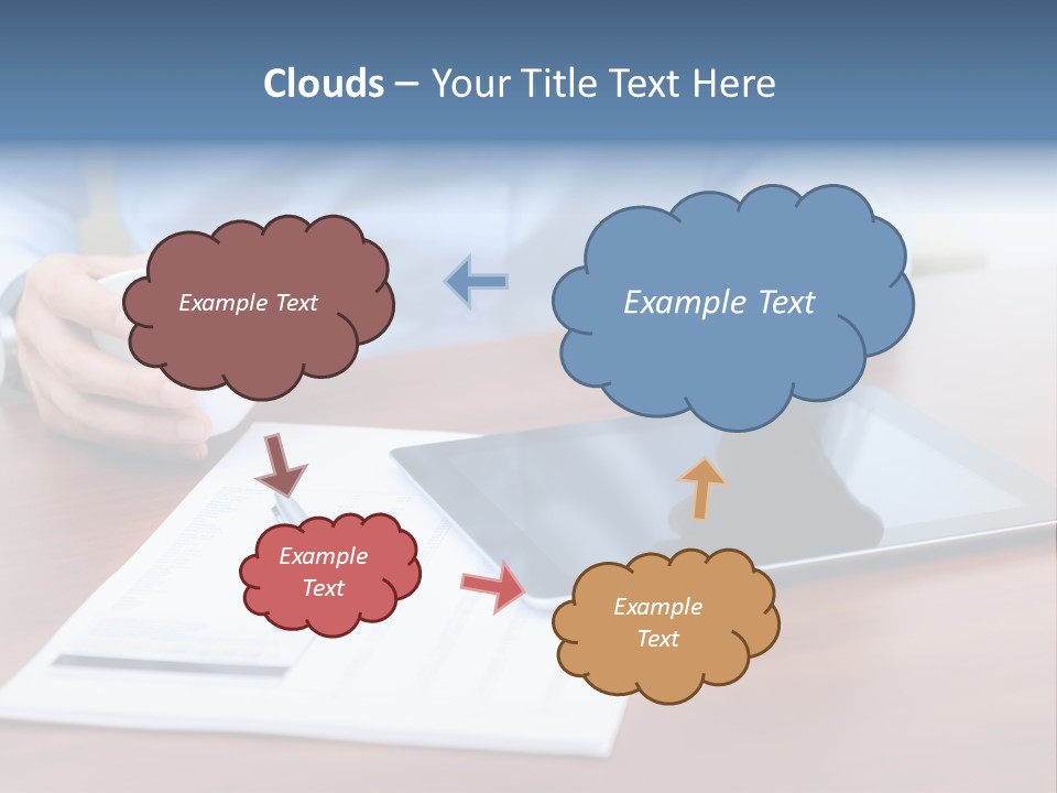 Touch Screen Desktop Media PowerPoint Template